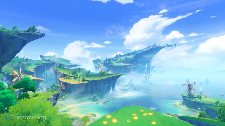 Порт Мондштадта в будущей версии 6.5 Genshin Impact