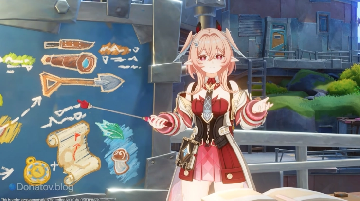 Линнея в тизере версии 6.5 Genshin Impact