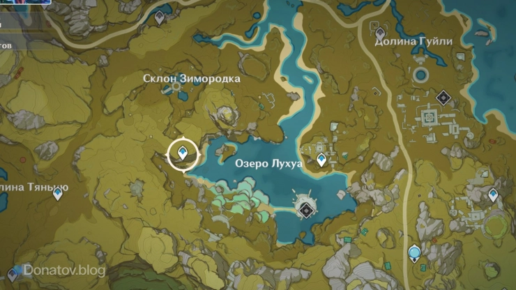 Телепорт у озера Лухуа