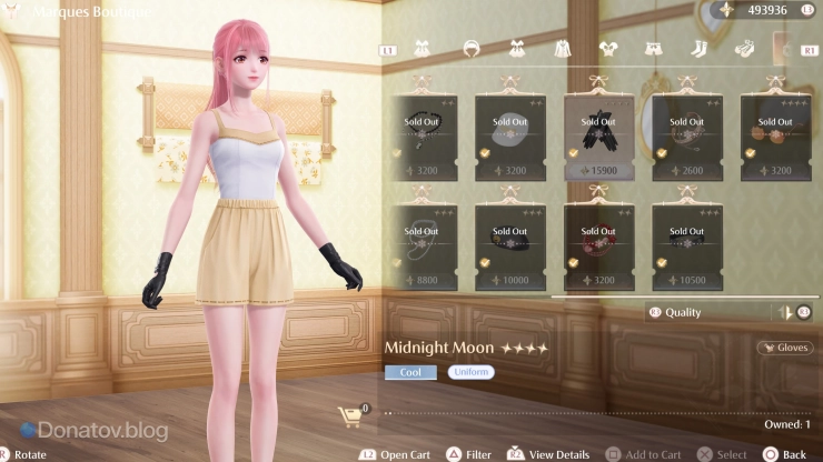 Перчатки Midnight Moon