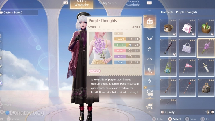 Purple Thoughts в Infinity Nikki