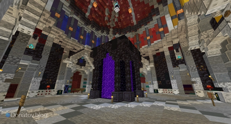 Незер-хаб в Minecraft