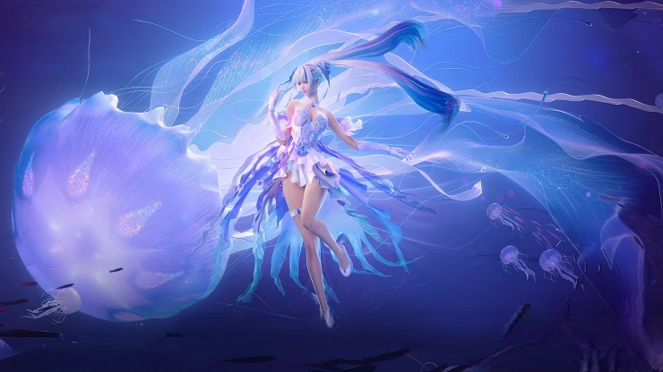 Костюм-X «Марморис» в PUBG Mobile: владычица морей и океанов