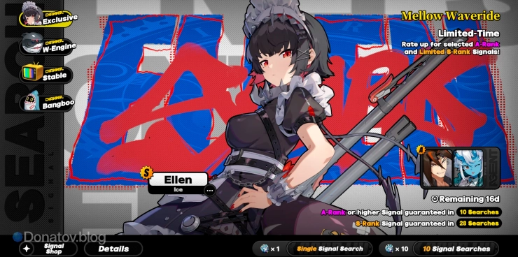 Баннер Эллен в ZZZ 1.0