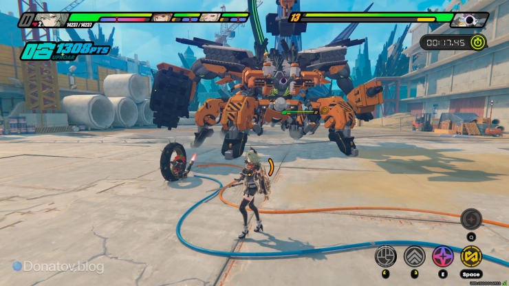 Красный Моккус готовится к атаке