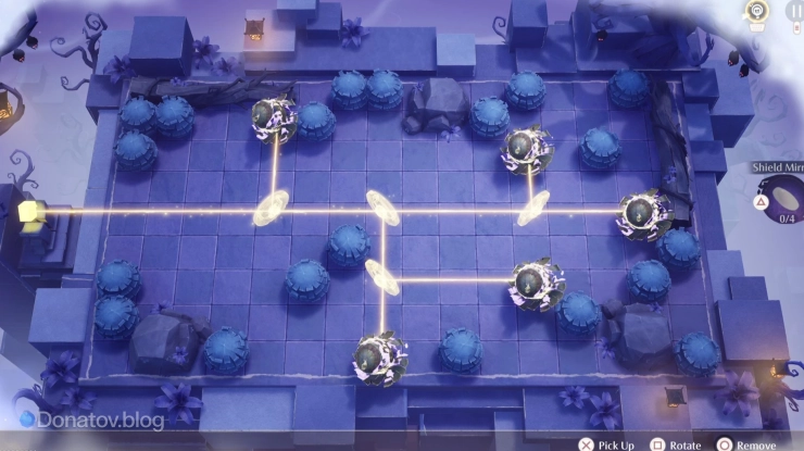 Второй уровень Shine, Blazing Light