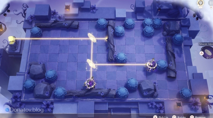 Первый уровень Shine, Blazing Light