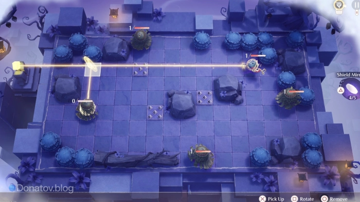 Зеркала в Shine, Blazing Light