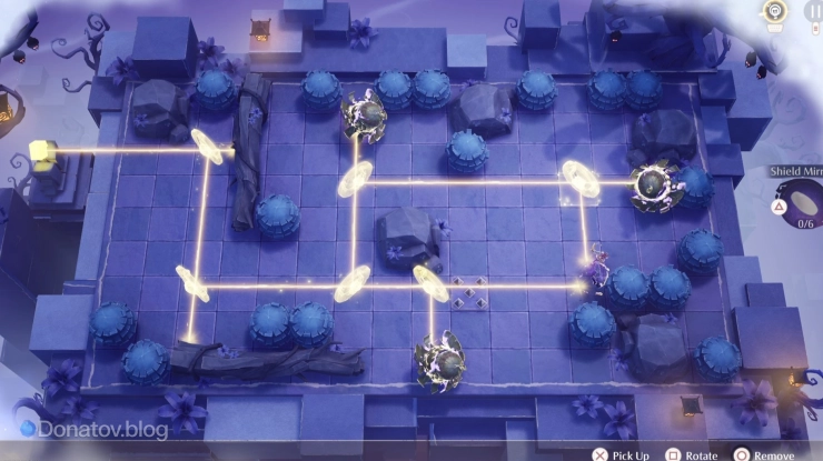 Третий уровень Shine, Blazing Light