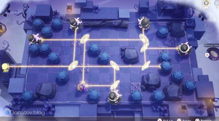 Шестой уровень Shine, Blazing Light