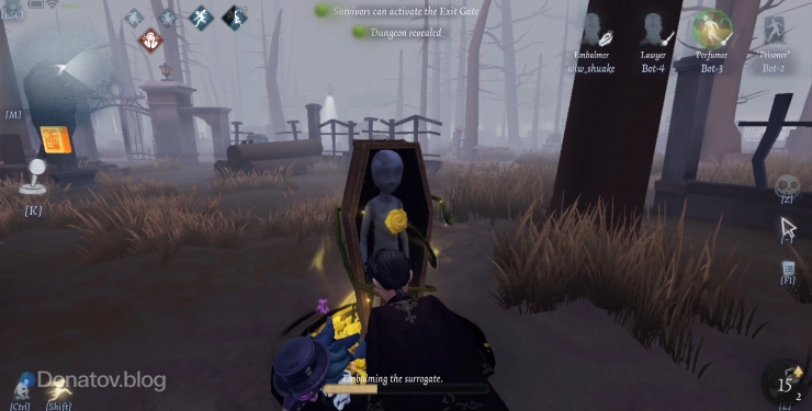 Эзоп Карл бальзамирует тиммейта