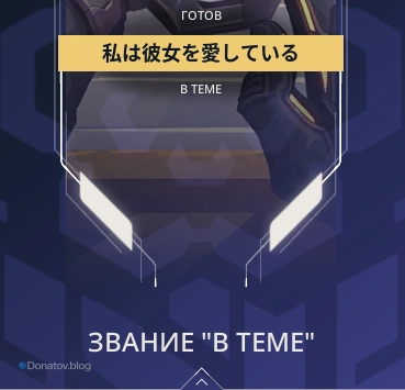 Звание «В теме»