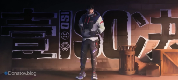 Иллюстрация из синематика Iso в Valorant