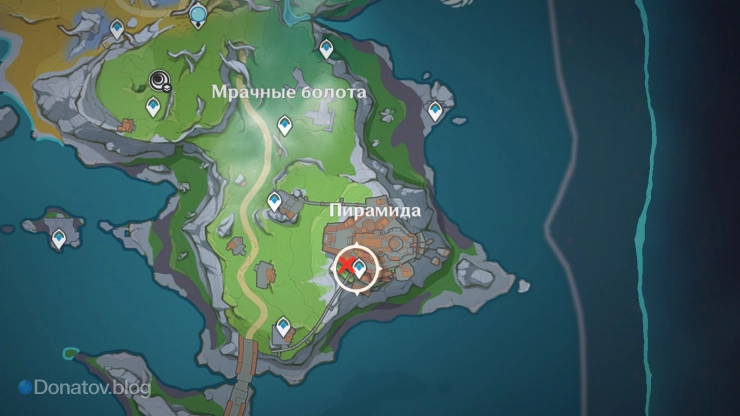 Местонахождение кристалла 172 на карте