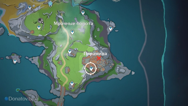 Местонахождение кристалла 171 на карте