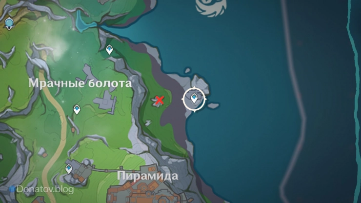 Местонахождение кристалла 170 на карте