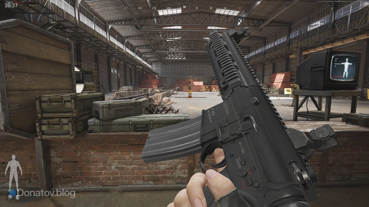 H416 на стрельбище в Arena Breakout: Infinite