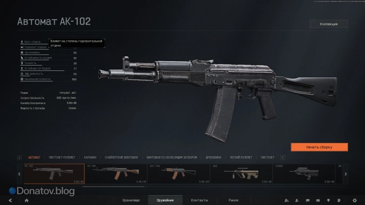 Параметры AK-102 в Arena Breakout: Infinite