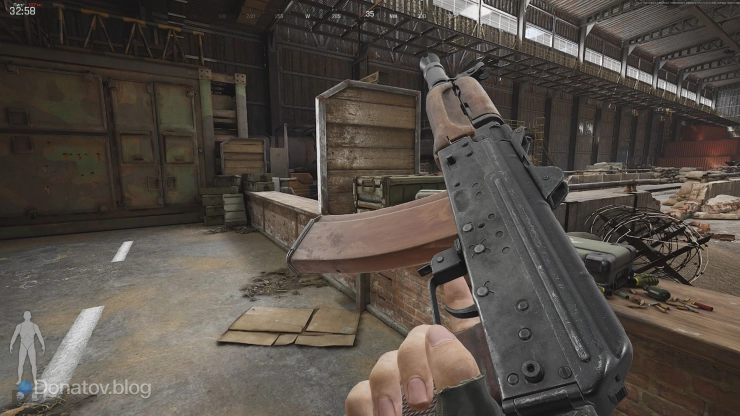 АКС-74У на стрельбище в Arena Breakout: Infinite