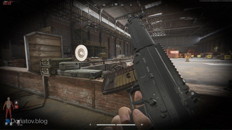 SG550 на стрельбище в Arena Breakout: Infinite