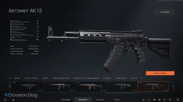 Параметры АК-12 в Arena Breakout: Infinite