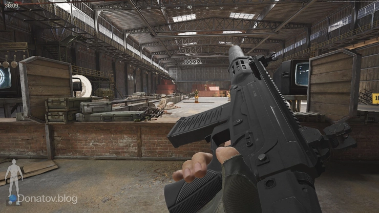 AMB-17 на стрельбище в Arena Breakout: Infinite