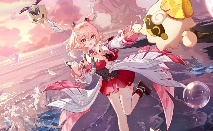 Линнея на стриме Genshin Impact