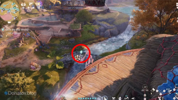 Где начать квест Grow Big and Strong в Infinity Nikki