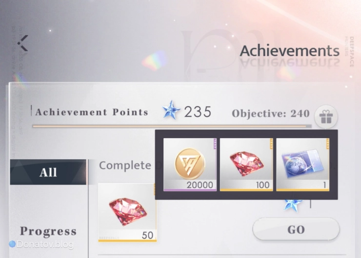 Empyrean Wish в разделе Achievements