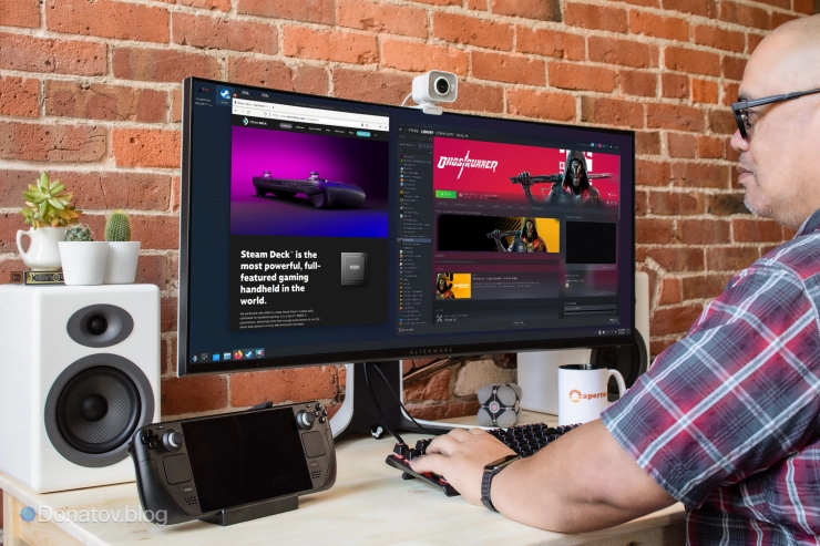 Steam Deck используется как ПК