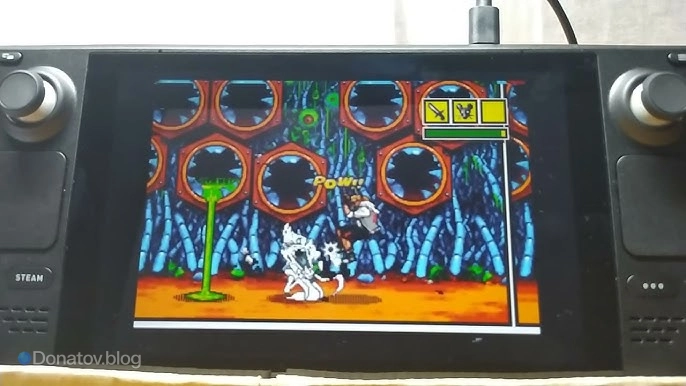 Игра на Sega Comix Zone на Steam Deck