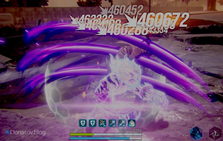 Пэк Юнхо «Белая грива» применяет «Жестокое нападение»