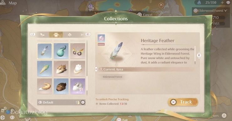 Heritage Feather в Infinity Nikki