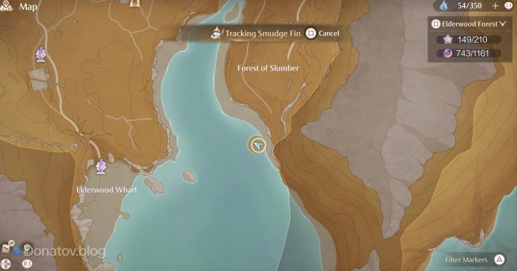 Где найти Smudge Fin в Infinity Nikki