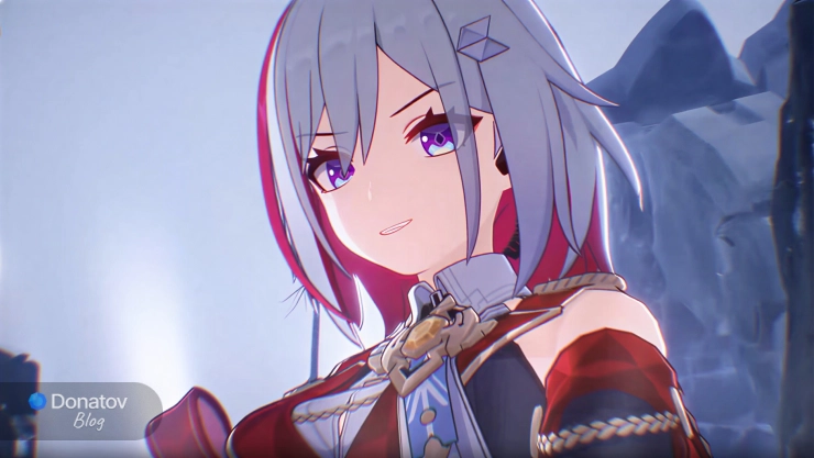 Топаз улыбается