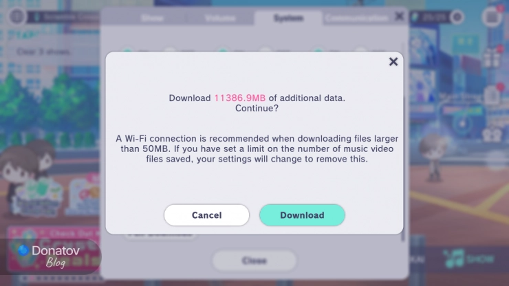 Подтверждение загрузки музыкальных клипов — более 11 ГБ