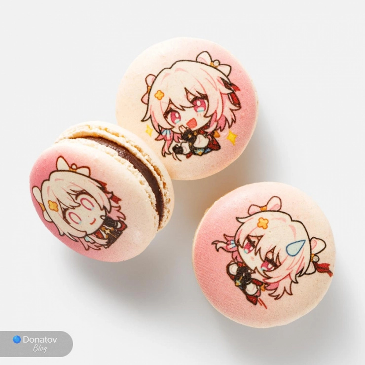 Макароны с Март 7 в прошедшей коллаборации Honkai: Star Rail и «Самокат»