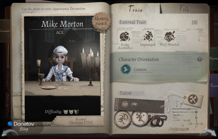 Профиль Майка Мортона