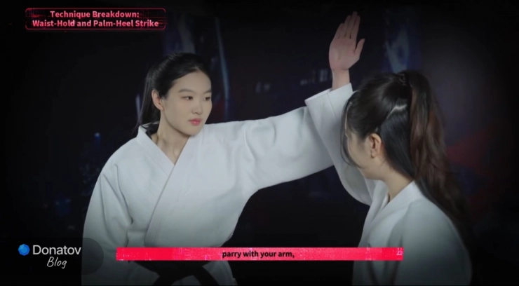 Процесс обучения боевым приёмам при возникновении опасности