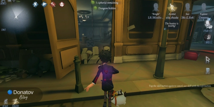 Майк Мортон в Identity V