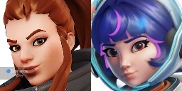 Юнона и Бригитта из Overwatch