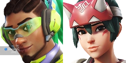Лусио и Кирико из Overwatch