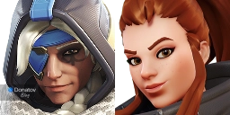 Ана и Бригитта из Overwatch