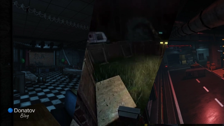 Список первых трех карт в Bite by Night — The Pizzeria/The Forest/The Warehouse