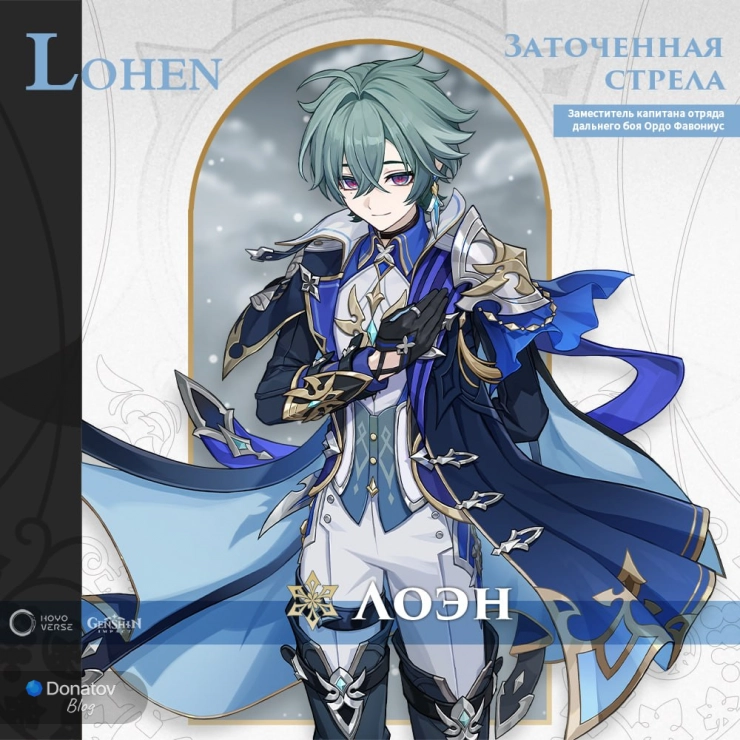 Анонс Лоэна в Genshin Impact