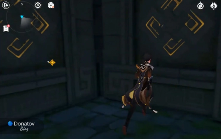 Перемещение камней в Genshin Impact