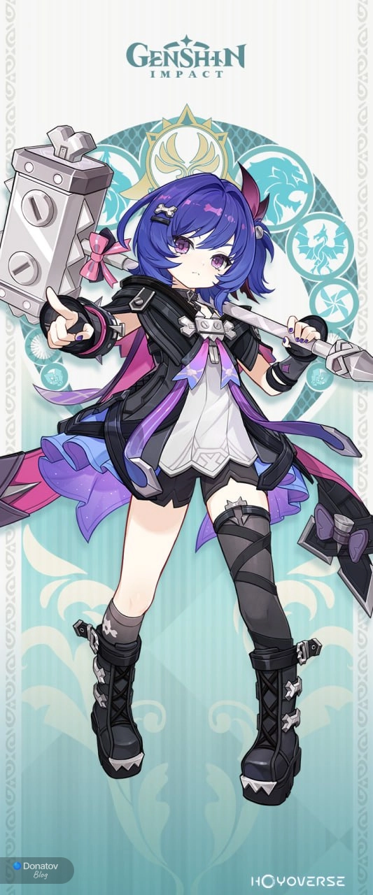 Прюн из Genshin Impact в полный рост