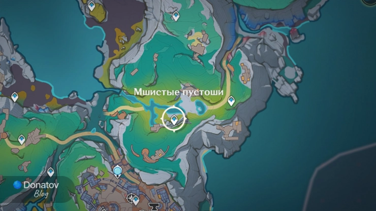 Телепорт на Мшистых пустошах