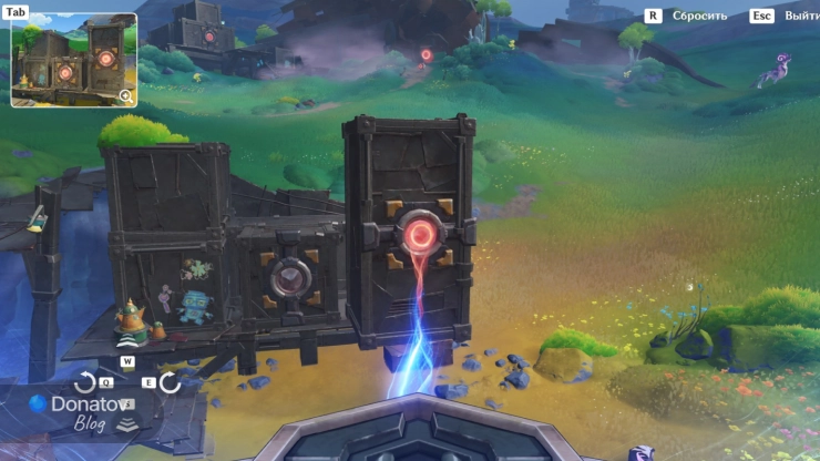 Блок после разворота