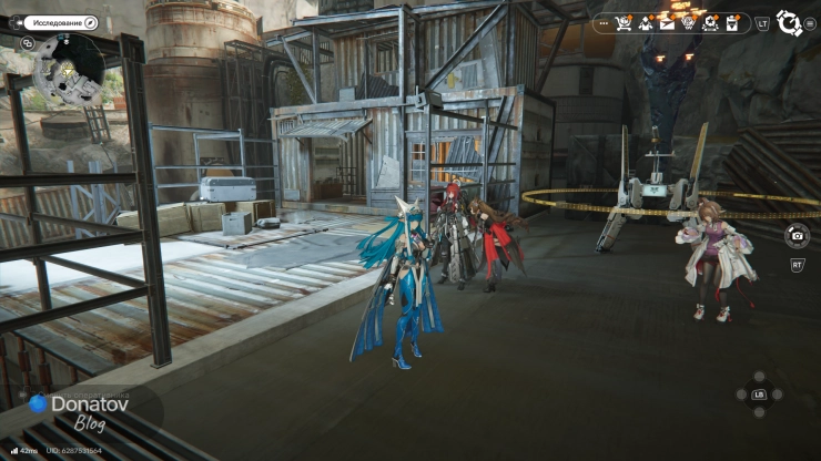 Как выглядит экран с подключённым геймпадом